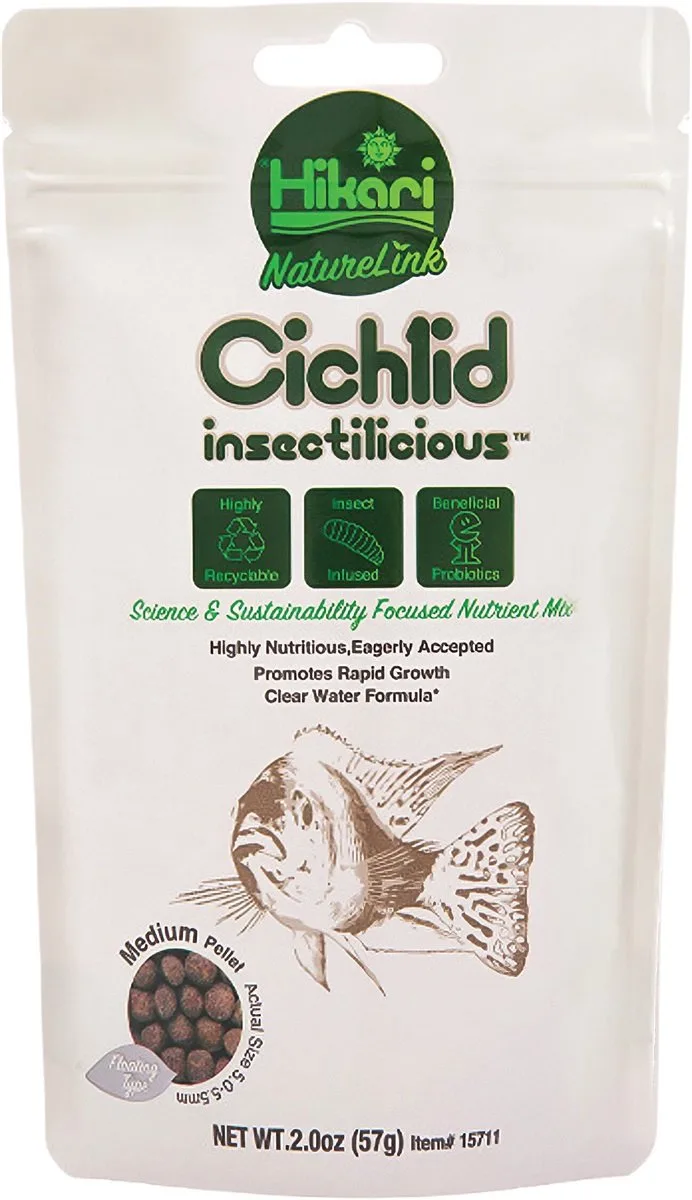 Cichlid Insectilicious – insectenvoer voor cichliden de Hikari – photo produit