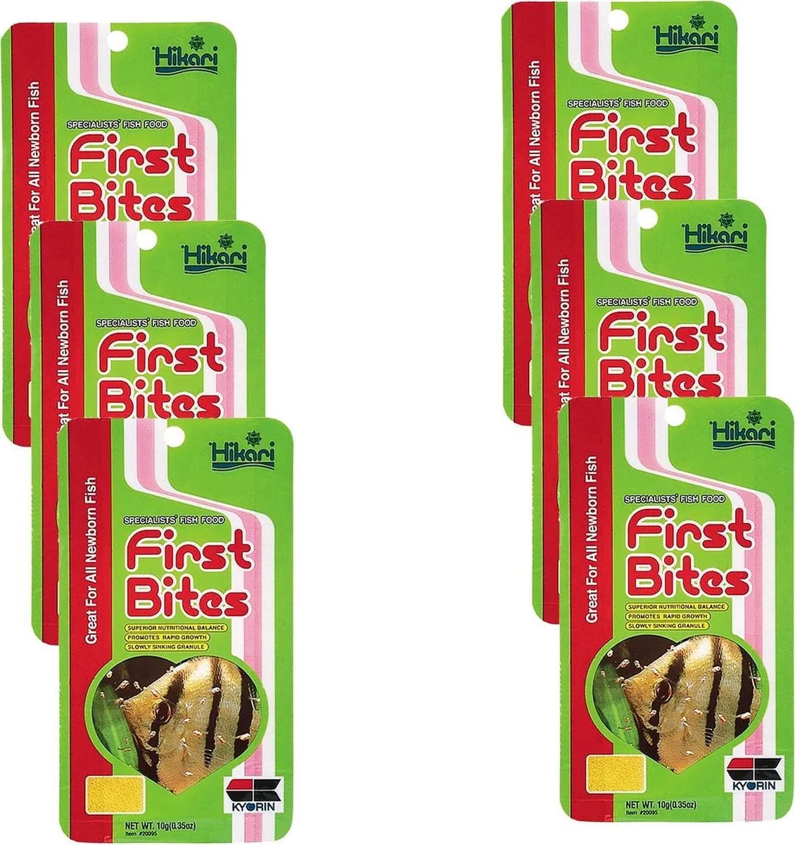 First Bites - Vissenvoer - 6 x 10 g van Hikari – productfoto