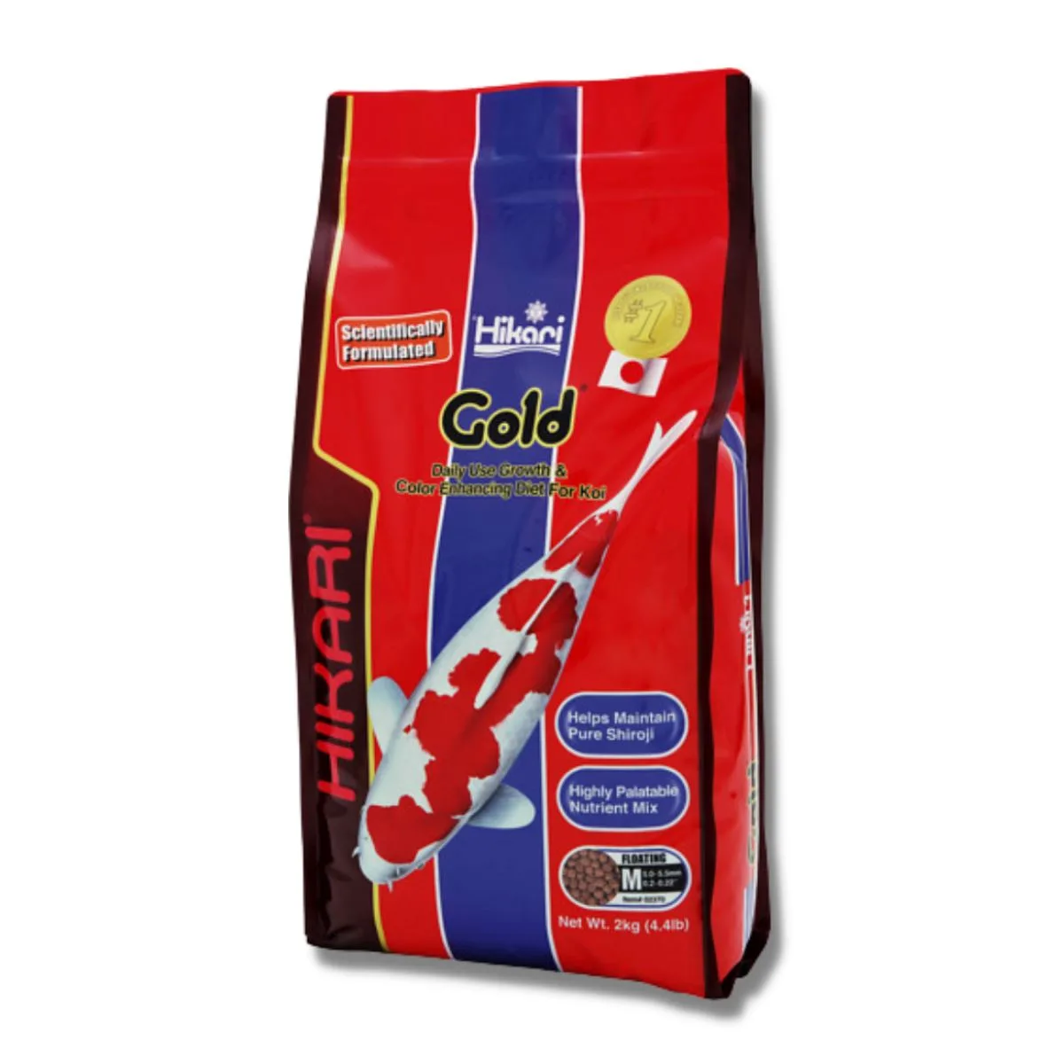 Gold Koivoer - Medium korrel - Drijvend - 2 kg by Hikari – product photo