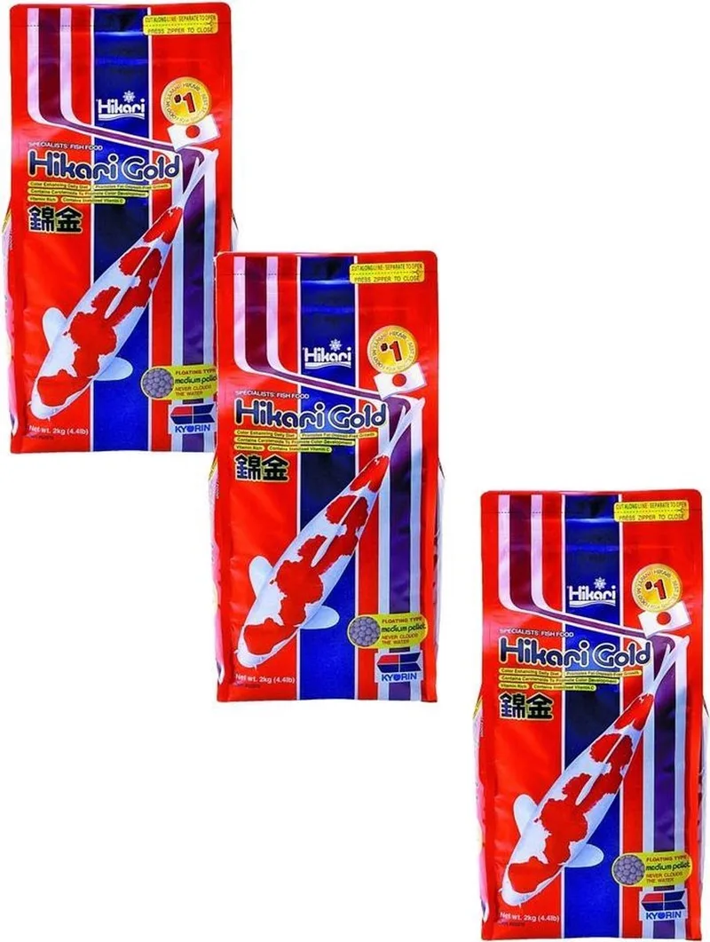Gold Medium - Vijvervoer - 3 x 500 g by Hikari – product photo