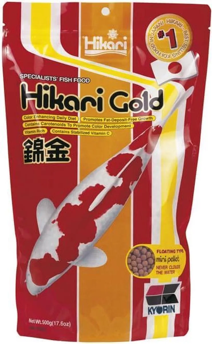Gold Mini - 5 kg - Vissenvoer - Vijvervoer de Hikari – photo produit