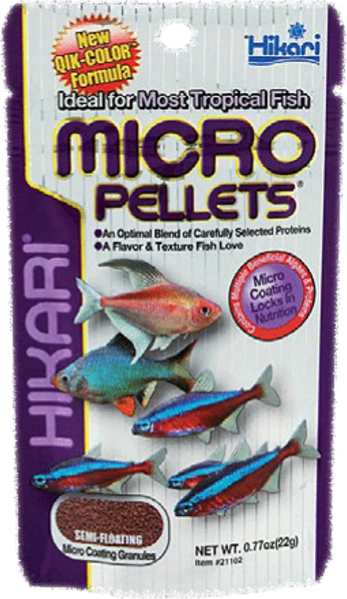 Micro Pellets - Vissenvoer - 80 g de Hikari – photo produit