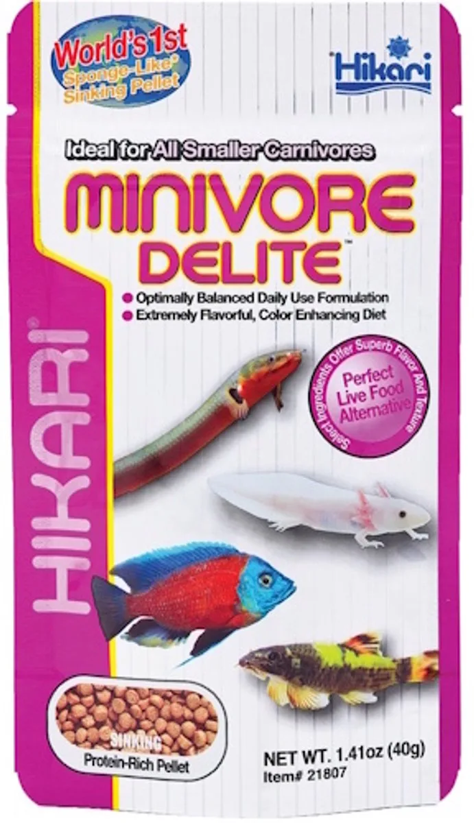 Minivore Delite - Carnivoren Visvoer von Hikari – Produktfoto