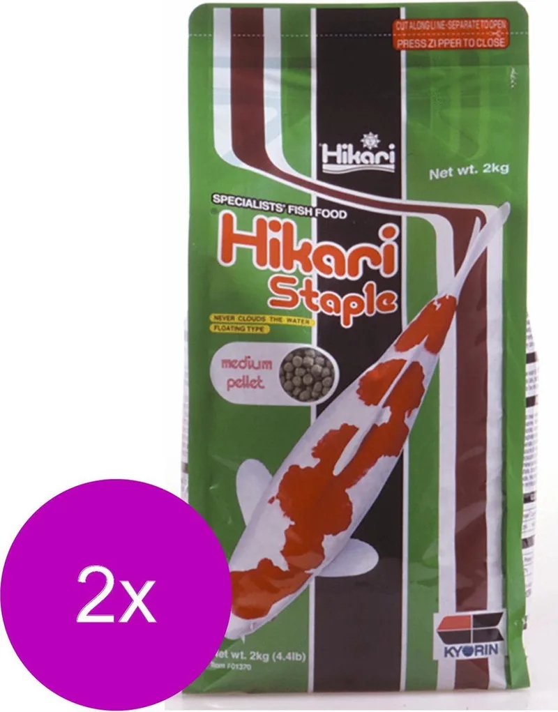 Staple Large - Vijvervoer - 2 x 2 kg by Hikari – product photo