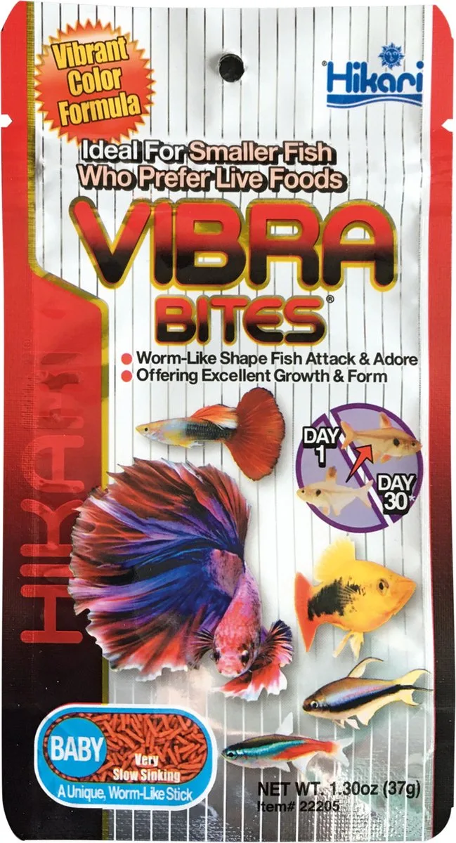 Tropical Vibra Bites Baby - Vissenvoer - 37 g by Hikari – product photo