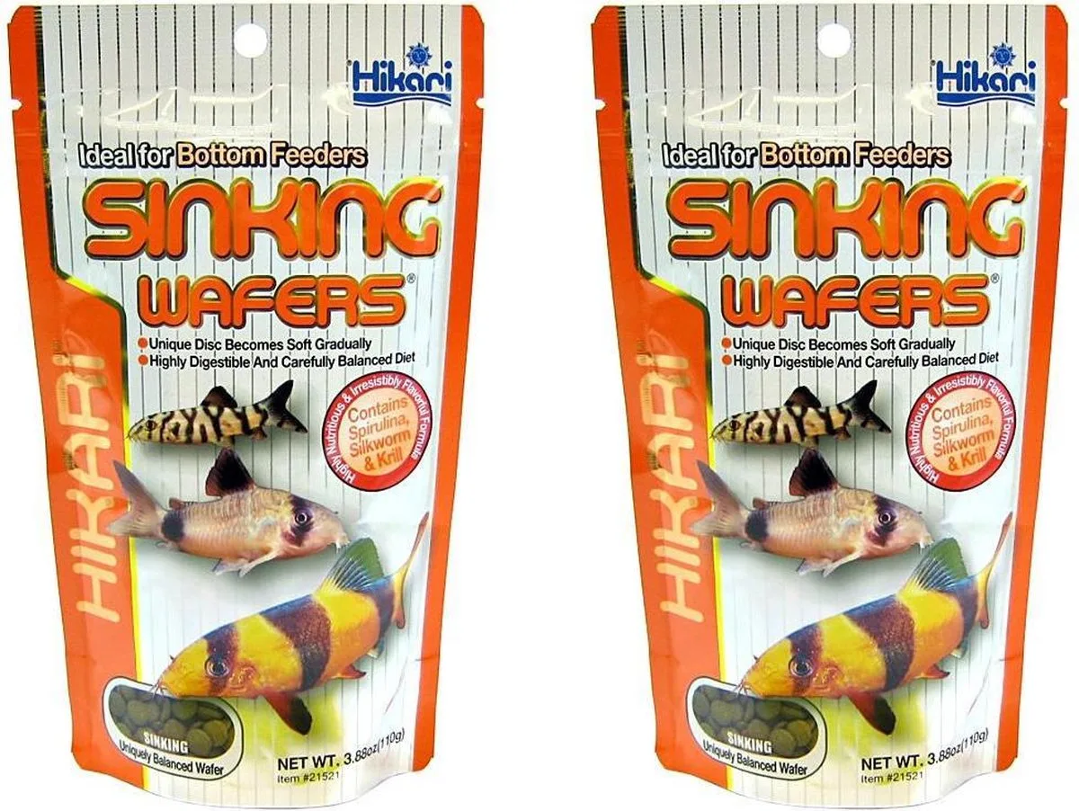 Vissenvoer sinking wafers 110 gram per 2 stuks by Hikari – product photo