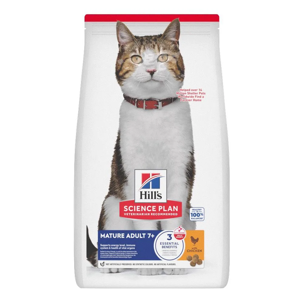 1,5kg Mature Adult 7+ Active Longevity Kip Hill's Science Plan Kattenvoer fra Hill's – produktbillede