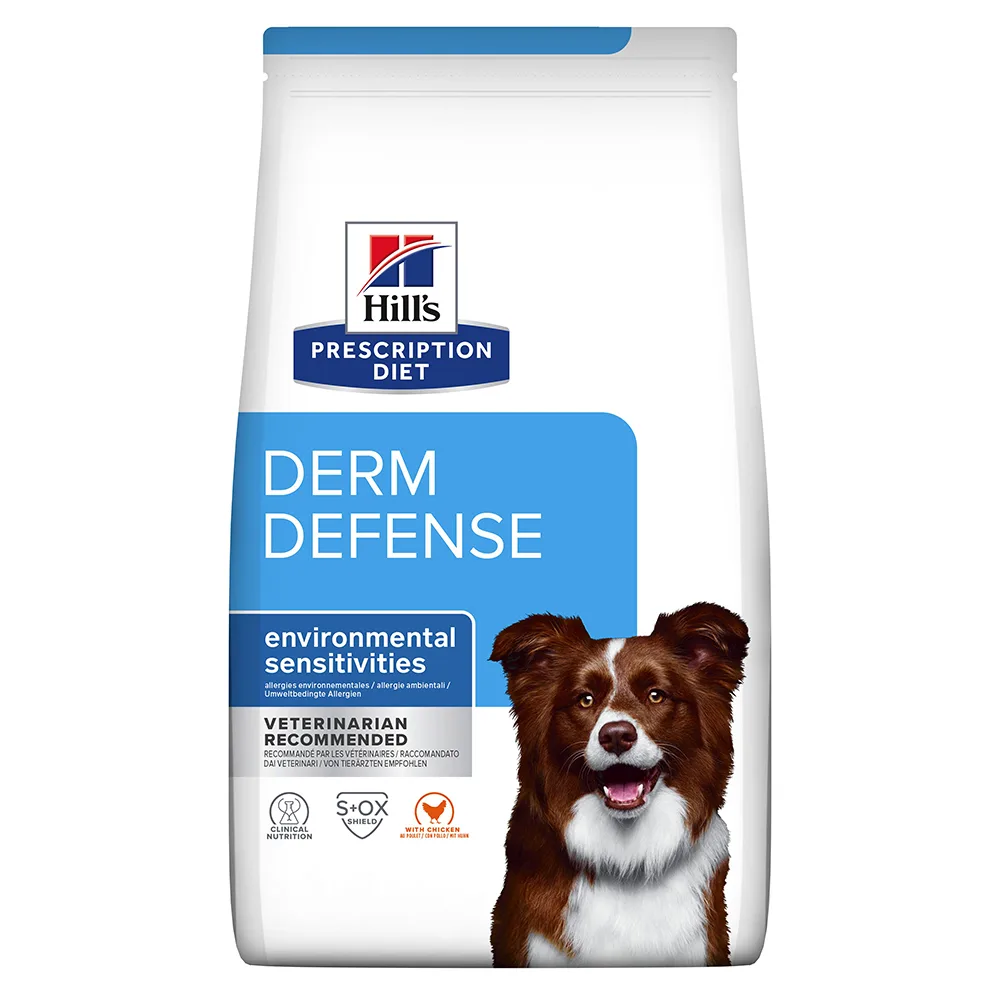 12kg Canine Derm Defense met Kip Hill's Prescription Diet Hondenvoer van Hill's – productfoto