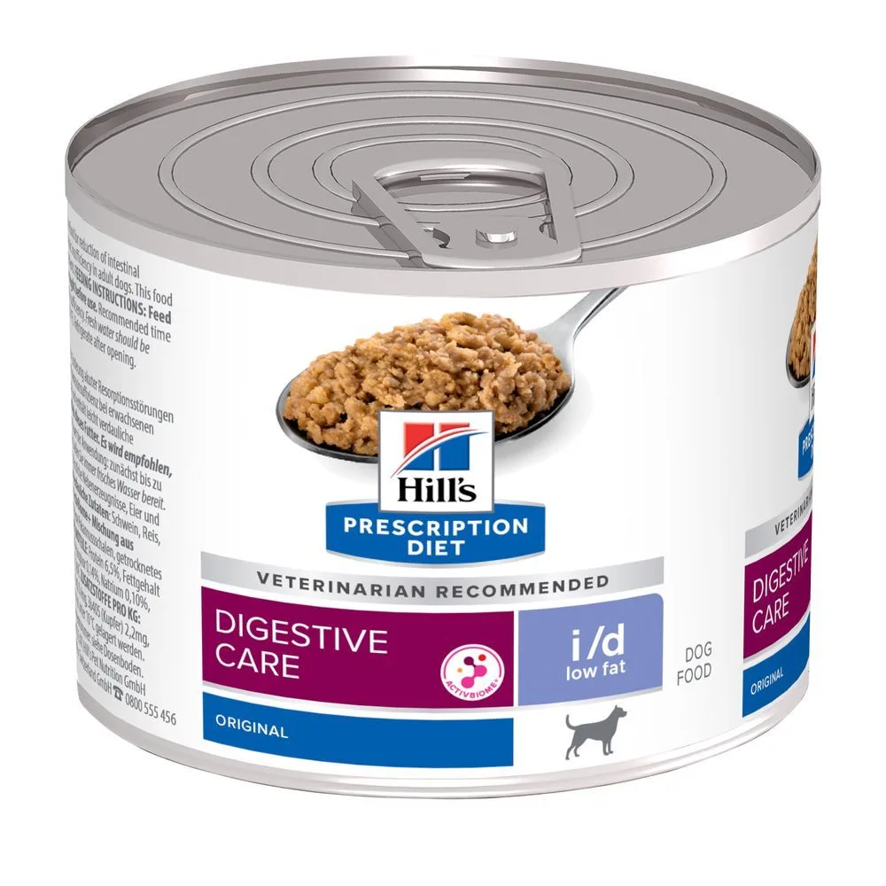 12x200g Canine i/d Digestive Care Low Fat Hill´s Prescription Diet Hondenvoer de Hill's – photo produit