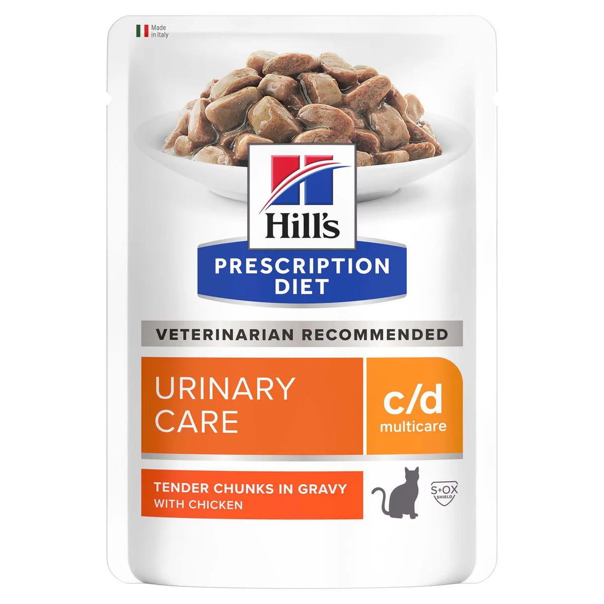 12x85g Feline C/D Multicare met Kip Hill's Prescription Diet Kattenvoer de Hill's – photo produit