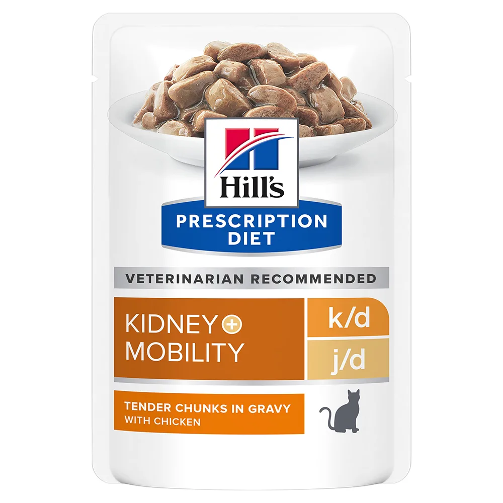 12x85g Feline K/D +Mobility met Kip Hill's Prescription Diet Kattenvoer by Hill's – product photo