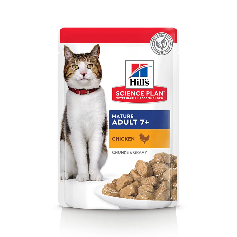 12x85g Mature Adult Kip Hill's Science Plan Kattenvoer by Hill's – product photo