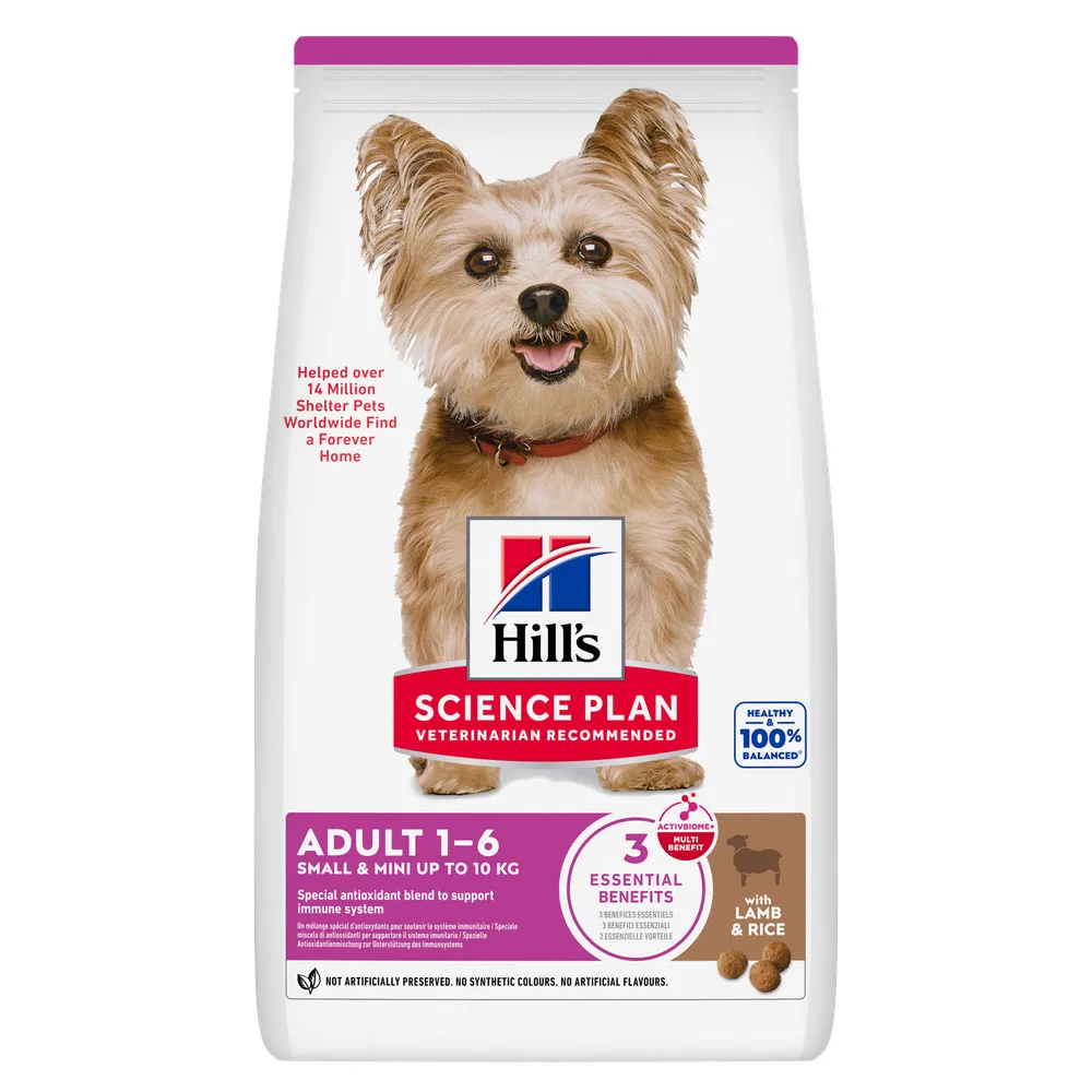 2 x 6 kg Hill's Science Plan Adult 1-6 Small & Mini met lam & rijst droog hondenvoer by Hill's – product photo