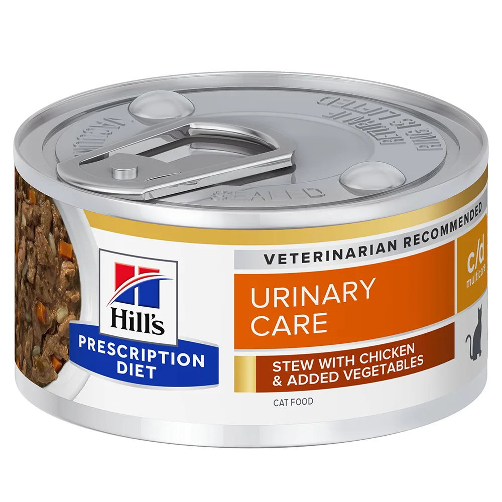 24x82g c/d Urinary Care Stoofpotje met Kip Hill's Prescription Diet Kattenvoer de Hill's – photo produit