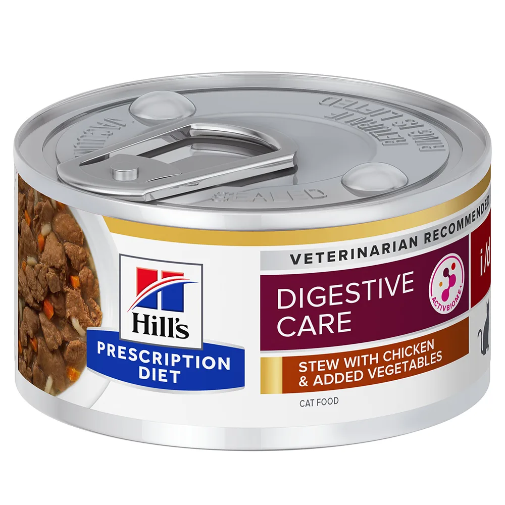 24x82g i/d Digestive Care Stoofpotje met Kip Hill's Prescription Diet Kattenvoer de Hill's – photo produit