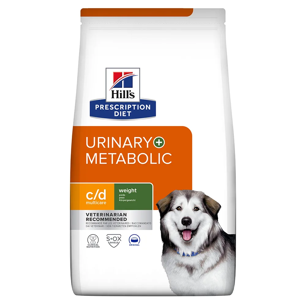 2x12kg c/d Multicare Urinary Care + Metabolic Hill's Prescription Diet Hondenvoer de Hill's – photo produit