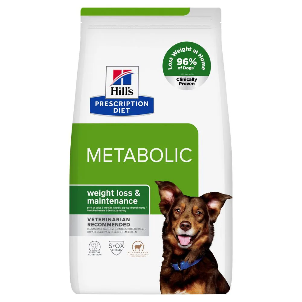 2x12kg Metabolic Weight Management Lam/Rijst Hill's Prescription Diet Hondenvoer by Hill's – product photo