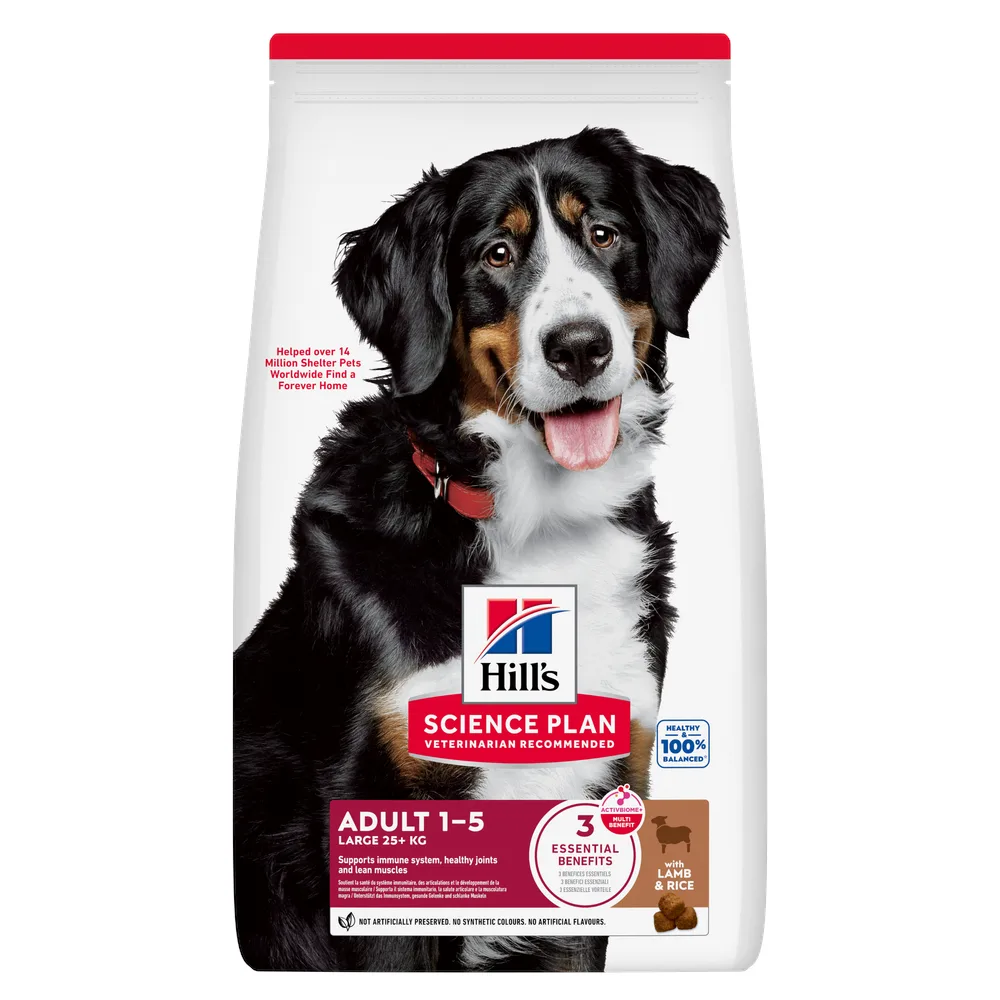 2x14kg Adult Adult 1-5 Large Breed met Lam & Rijst Hill's Science Plan Hondenvoer van Hill's – productfoto