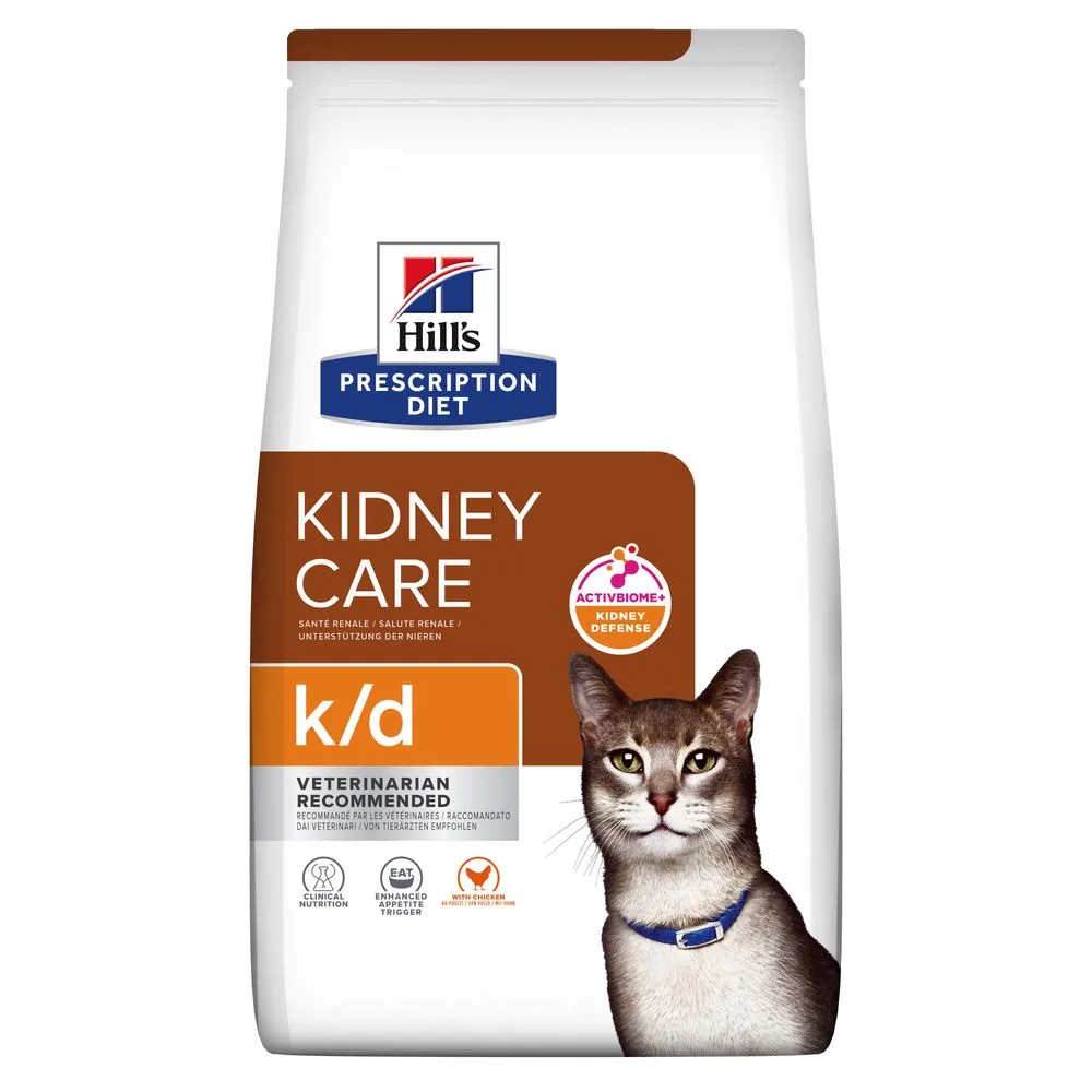 1,5kg K/D Kidney Care met Kip Hill's Prescription Diet Kattenvoer de Hill's – photo produit