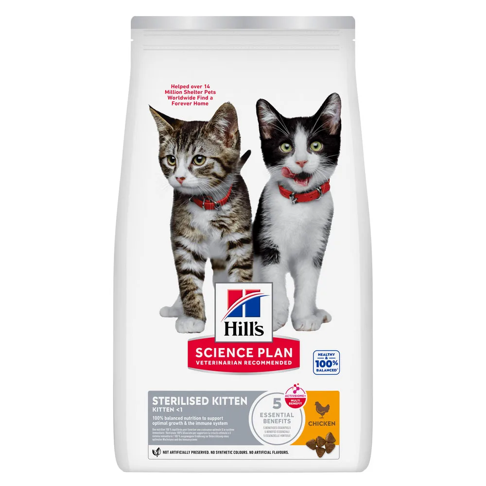 3kg Sterilised Kitten Kup Hill's Science Plan Kattenvoer droog van Hill's – productfoto