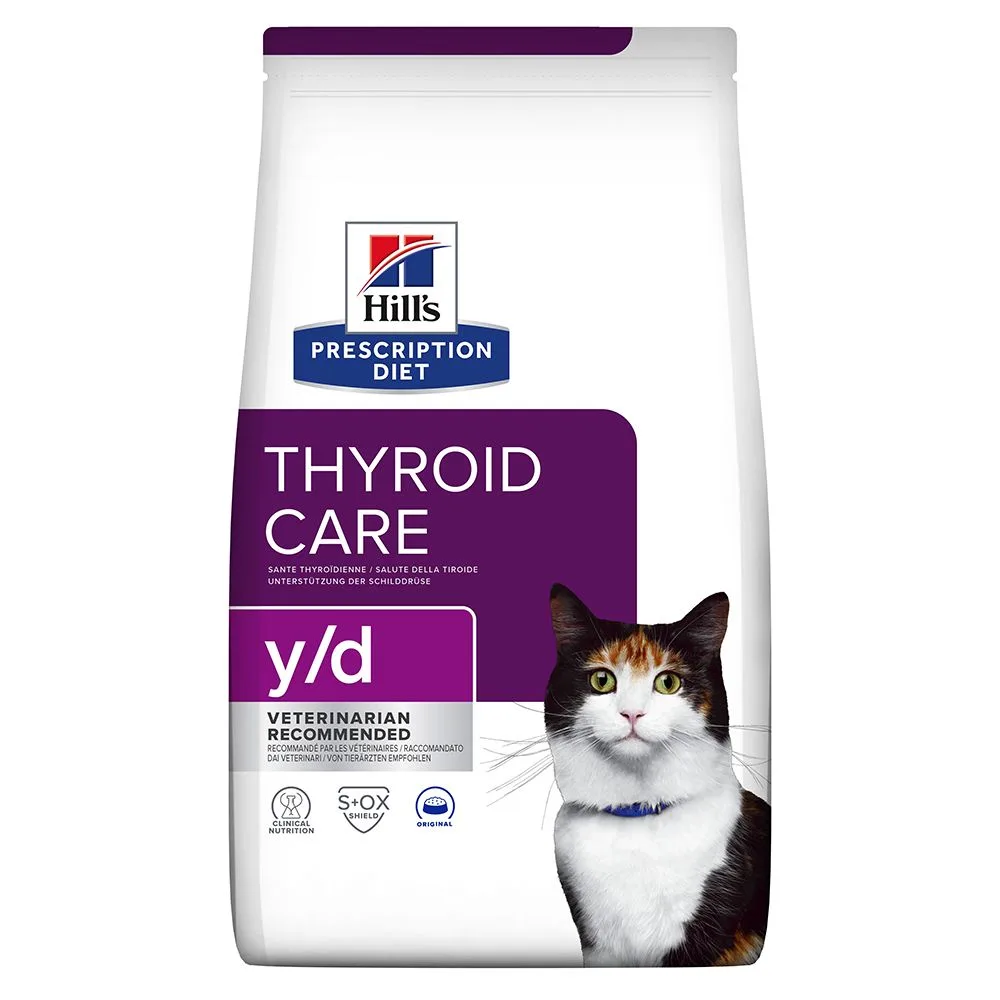 3kg Y/D Thyroid Health Original Hill's Prescription Diet Kattenvoer van Hill's – productfoto