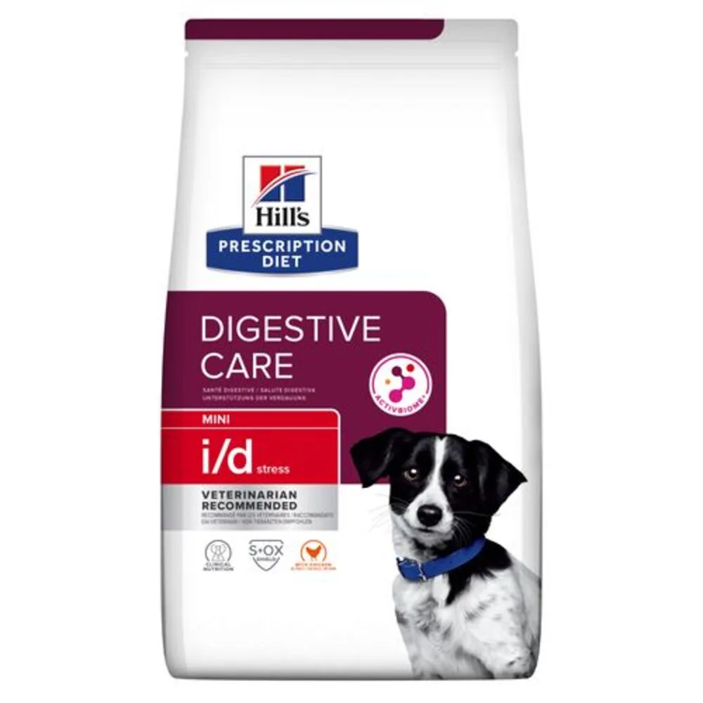 4x Hill's Prescription Diet Hondenvoer Droog i/d Stress Mini Digestive Care Kip 3 kg de Hill's – photo produit