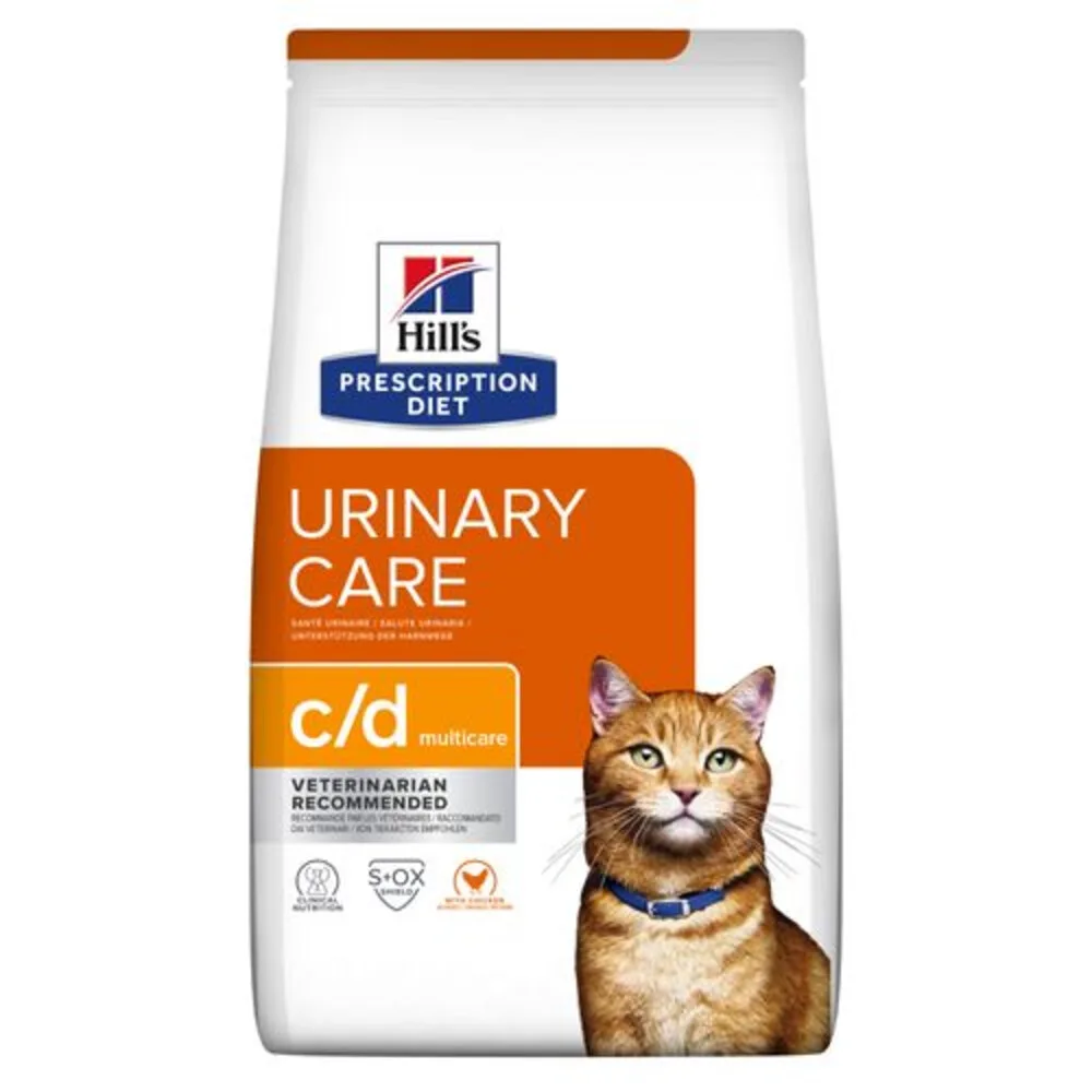4x Hill's Prescription Diet Kattenvoer Droog c/d Multicare Urinary Care Kip 3 kg by Hill's – product photo
