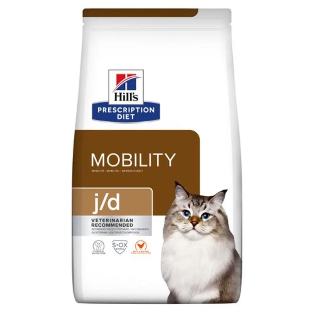4x Hill's Prescription Diet Kattenvoer Droog j/d Joint Care Kip 3 kg de Hill's – photo produit