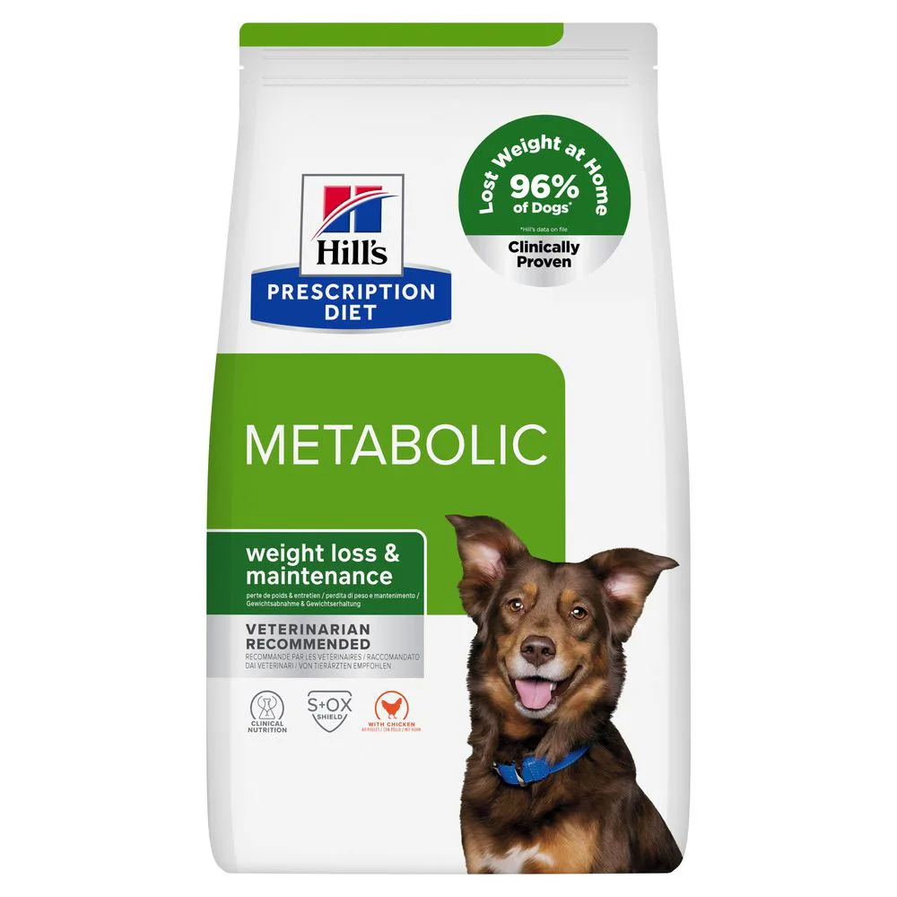 12kg Metabolic Weight Management met Kip Hill's Prescription Diet Hondenvoer de Hill's – photo produit