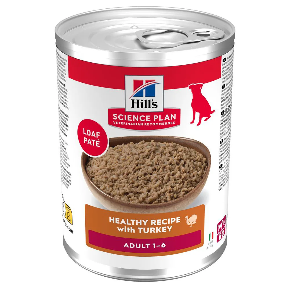 6 x 370 g Hill's Science Plan Adult Kalkoen Hondenvoer de Hill's – photo produit