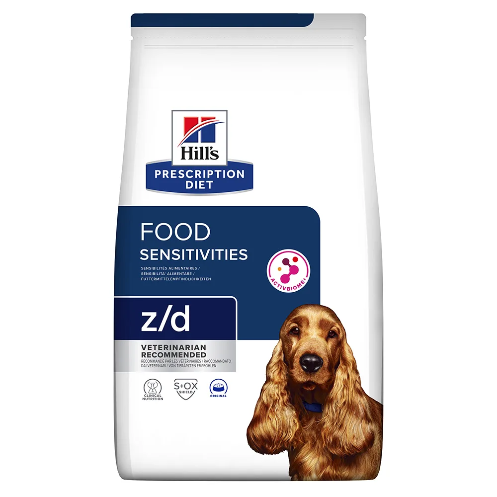 6kg Canine Z/D Food Sensitivities Original Hill's Prescription Diet Hondenvoer van Hill's – productfoto