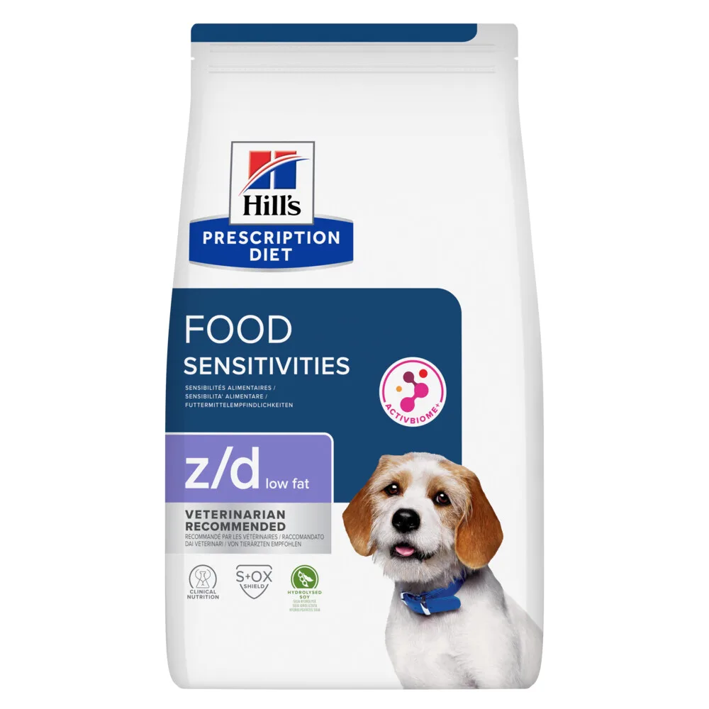 6x Hill's Prescription Diet Hondenvoer Droog z/d Low Fat Hydrolysed Soy Recipe Food Sensitivities 1,5 kg by Hill's – product photo