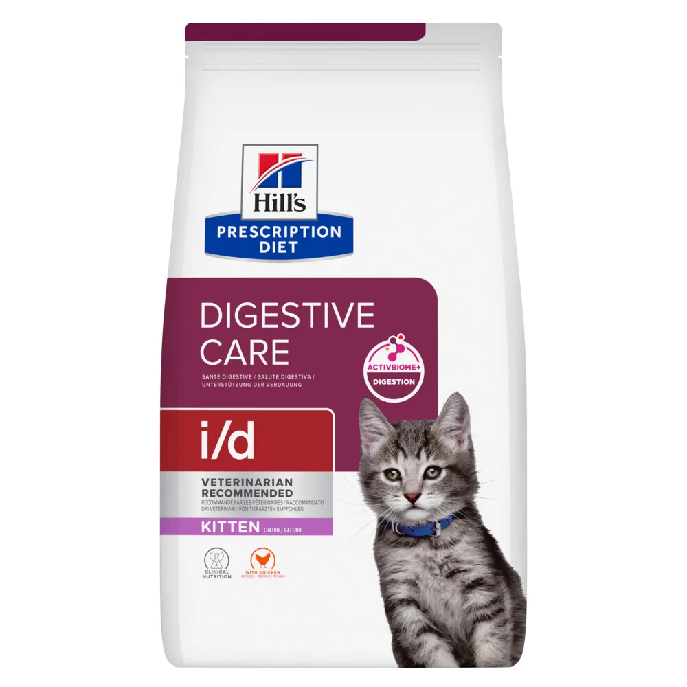 6x Hill's Prescription Diet Kittenvoer Droog i/d Digestive Care Kip 1,5 kg von Hill's – Produktfoto