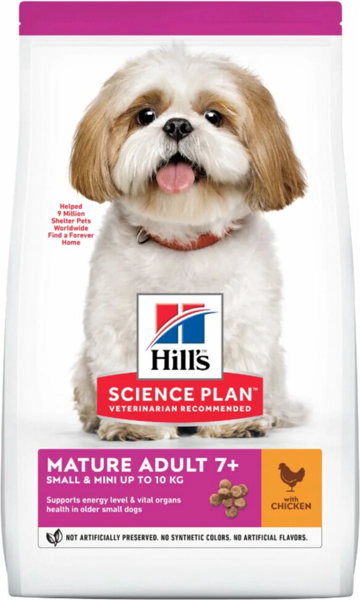 6x Hill's Science Plan Hondenvoer Mature Adult Small & Mini Kip 1,5 kg by Hill's – product photo