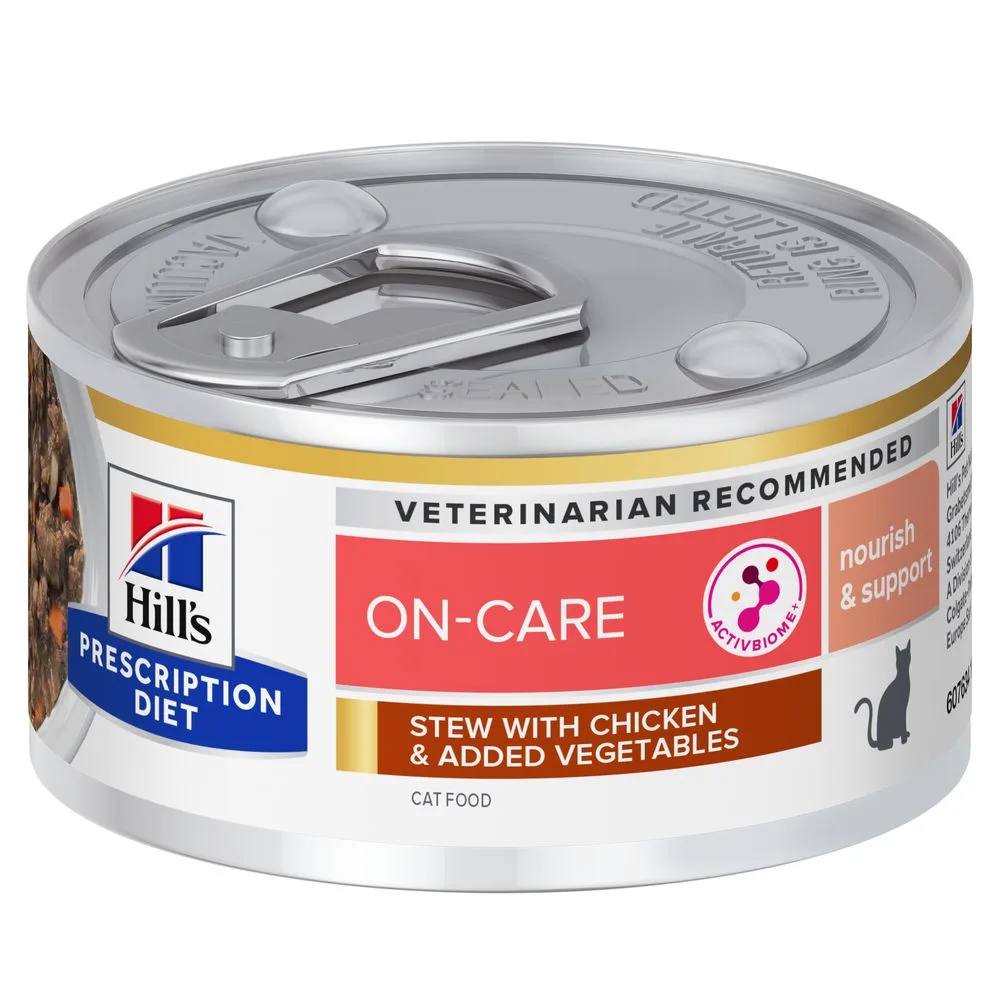 96 x 82 g Hill's Prescription Diet On-Care met Kip kattenvoer nat van Hill's – productfoto