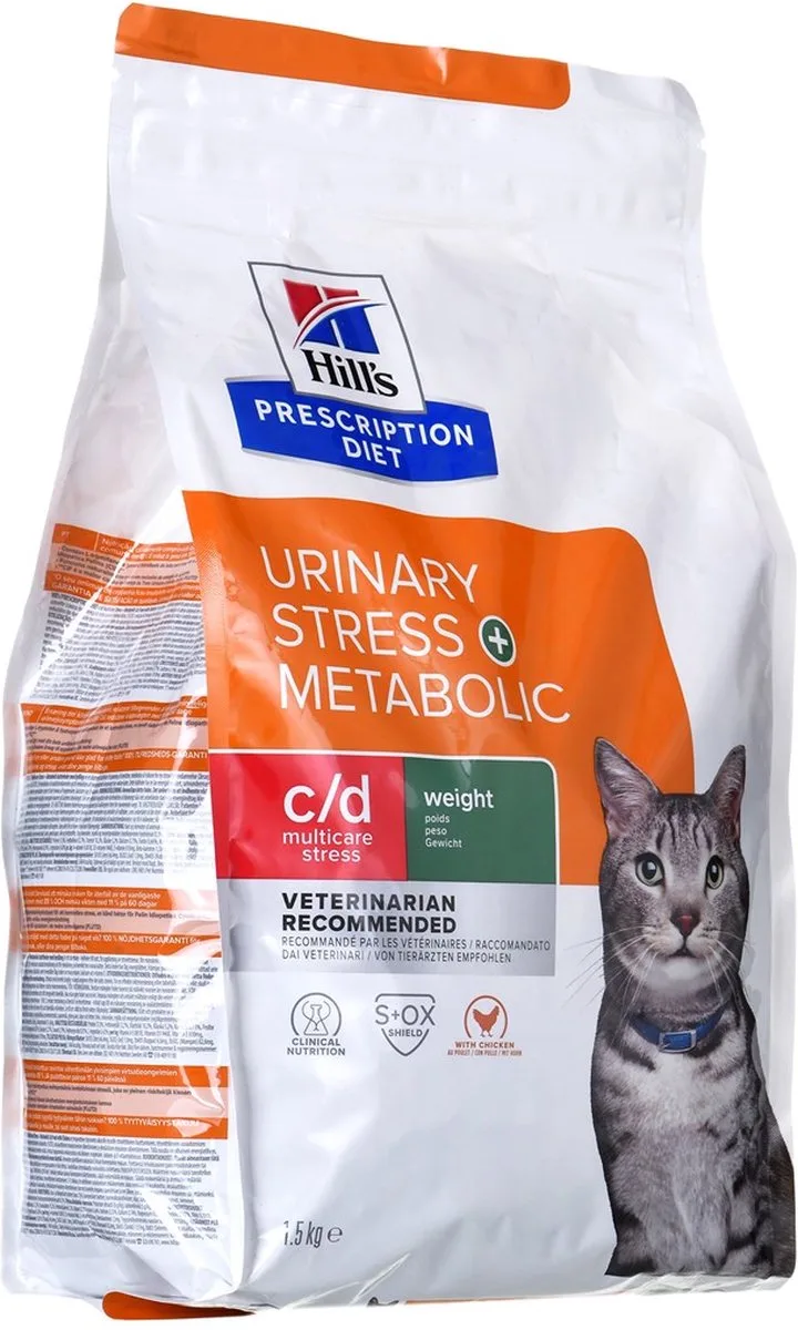 C/d Multicare Stress En Metabolisch Kattenvoer 1.5kg Transparant 1.5kg by Hill's – product photo