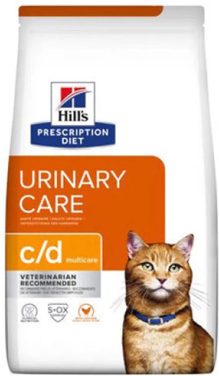 c/d Multicare Urinary Care - Kattenvoer - Kip - 8 kg - Ondersteuning van de Urinewegen - Dieetvoeding voor Volwassen Katten de Hill's – photo produit