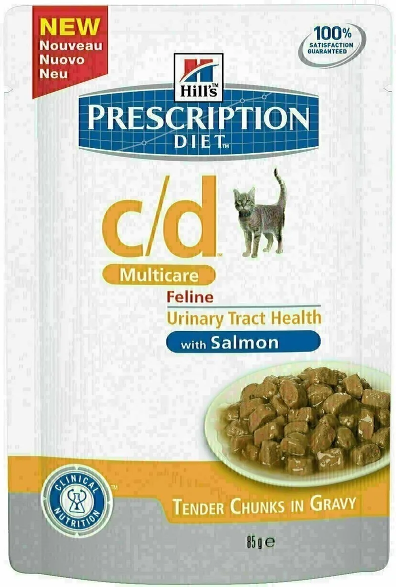 C/D - Multicare - Zalm - Kattenvoer - 12 x 85 g by Hill's – product photo