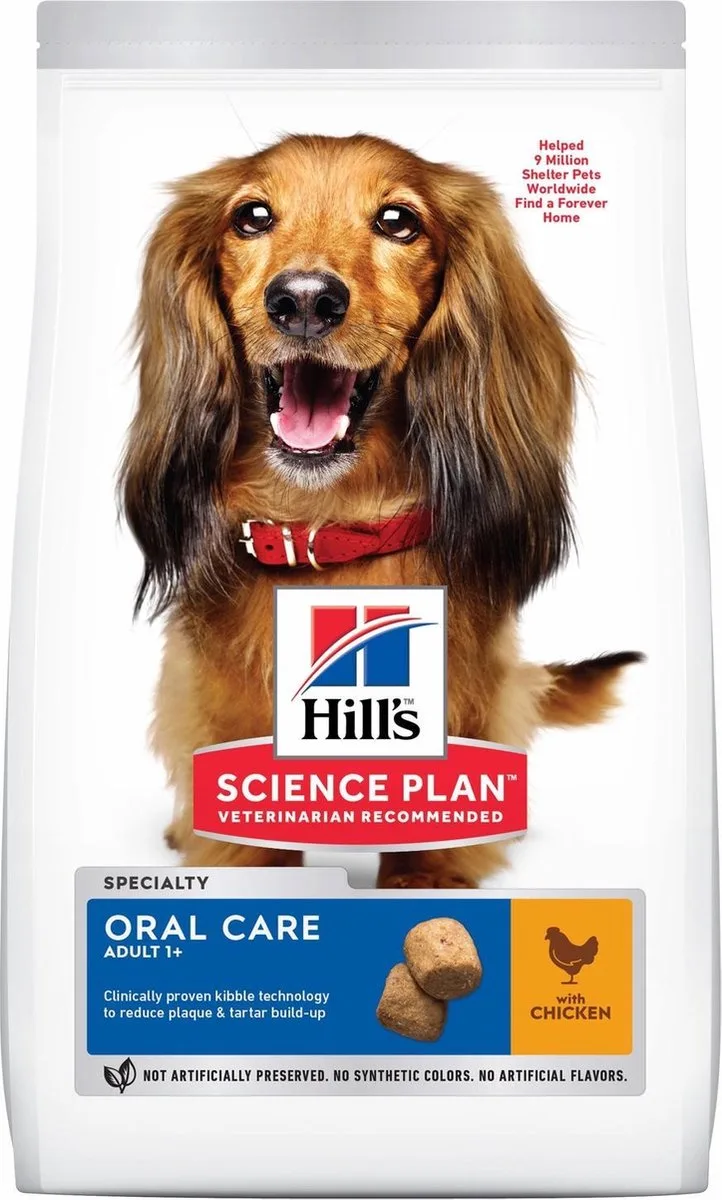 Canine Adult Oral Care Medium Kip - Hondenvoer - 12 kg von Hill's – Produktfoto