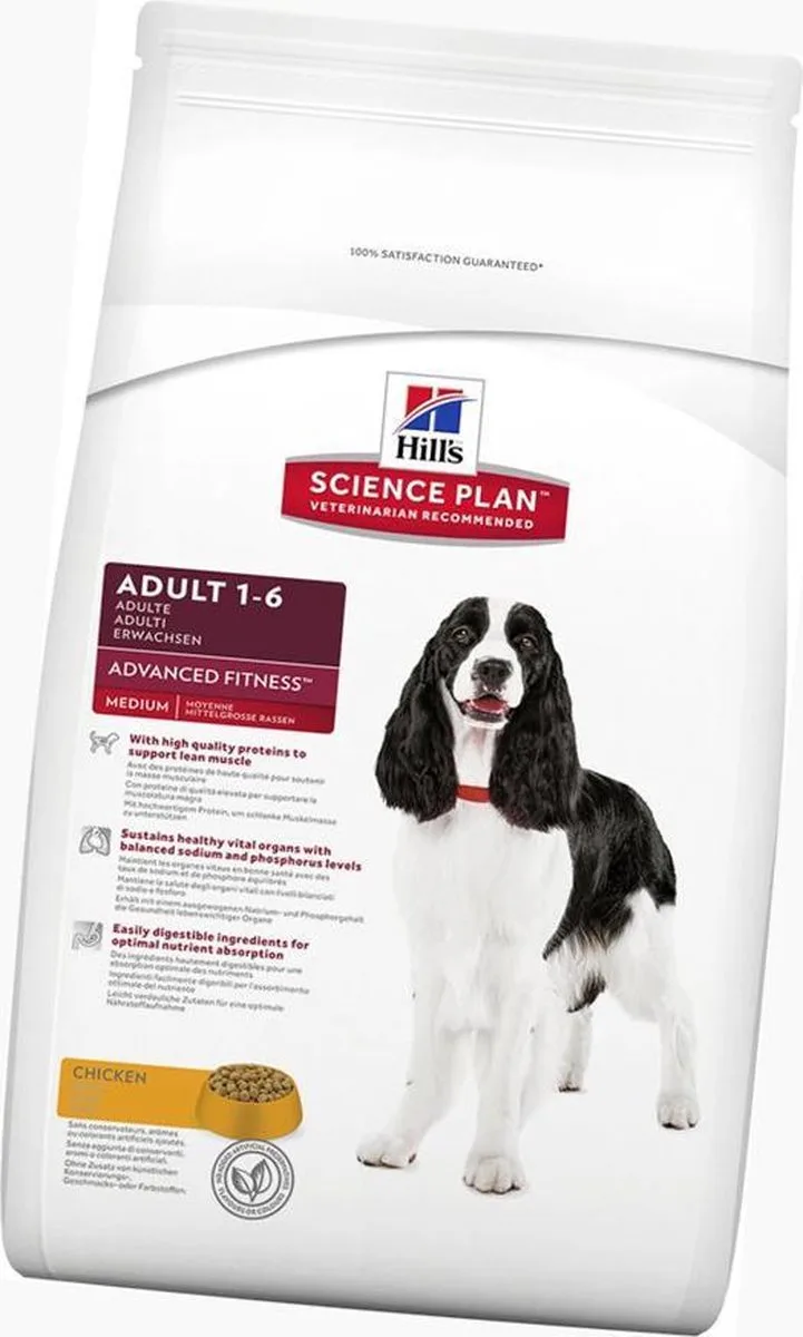 Canine Advanced Fitness - Adult 1-6 - Kip - Hondenvoer - 12 kg by Hill's – product photo