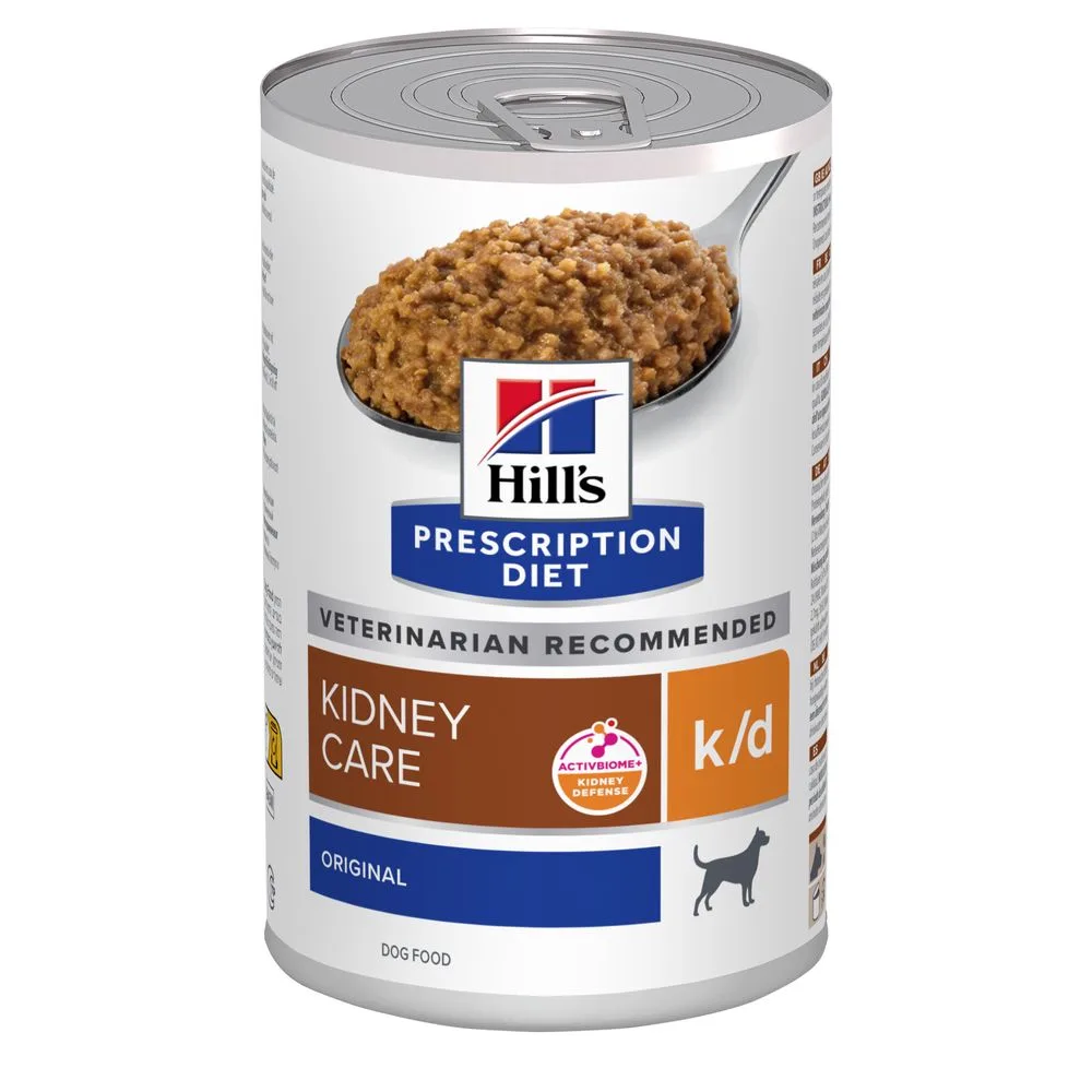 Aliment humide Prescription Diet Canine k/d pour chiens 350 GR de Hill's – photo produit