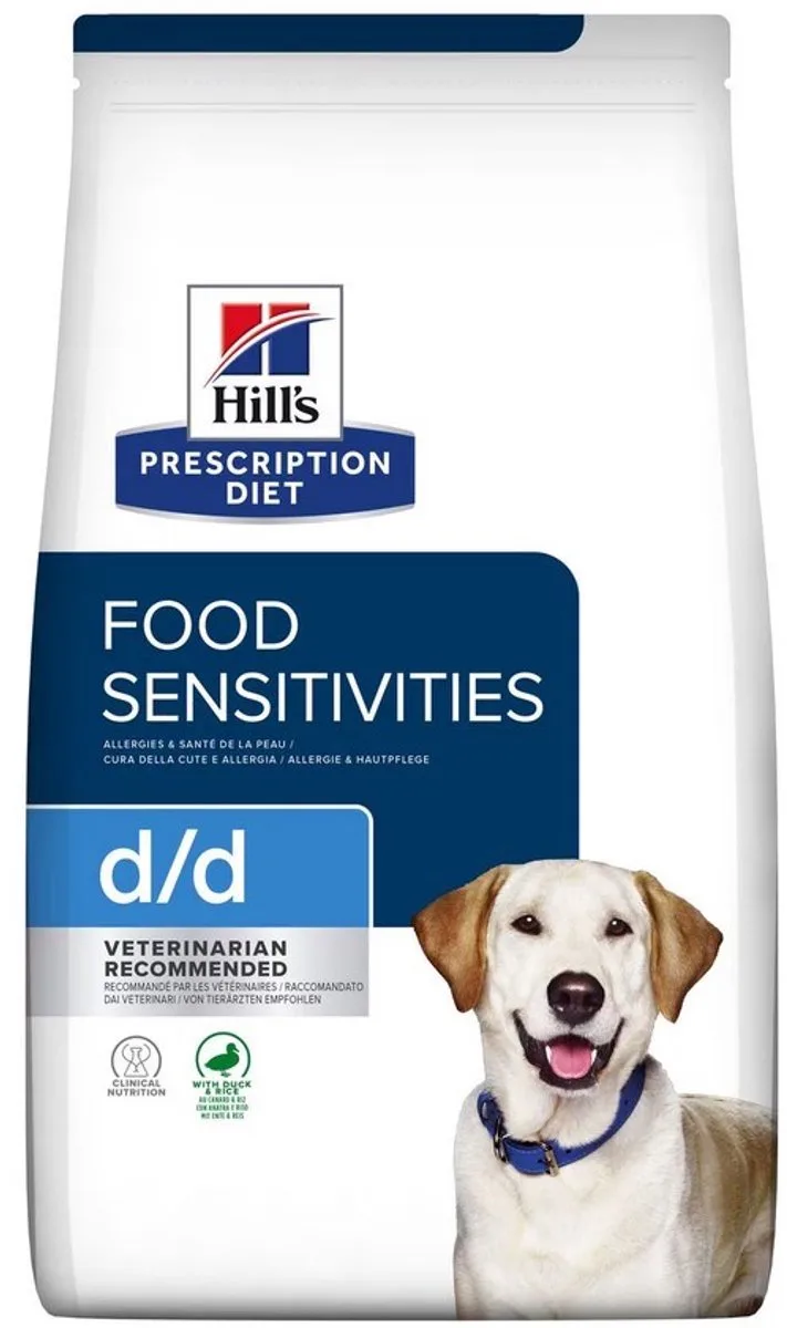 d/d - Hondenvoer - Food Sensitivities - Eend & Rijst - Ondersteunt Spijsvertering de Hill's – photo produit