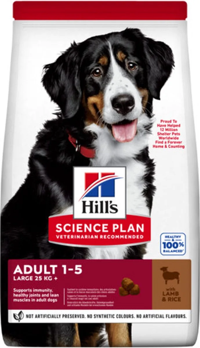 dog adult L lamb&rice 12kg van Hill's – productfoto