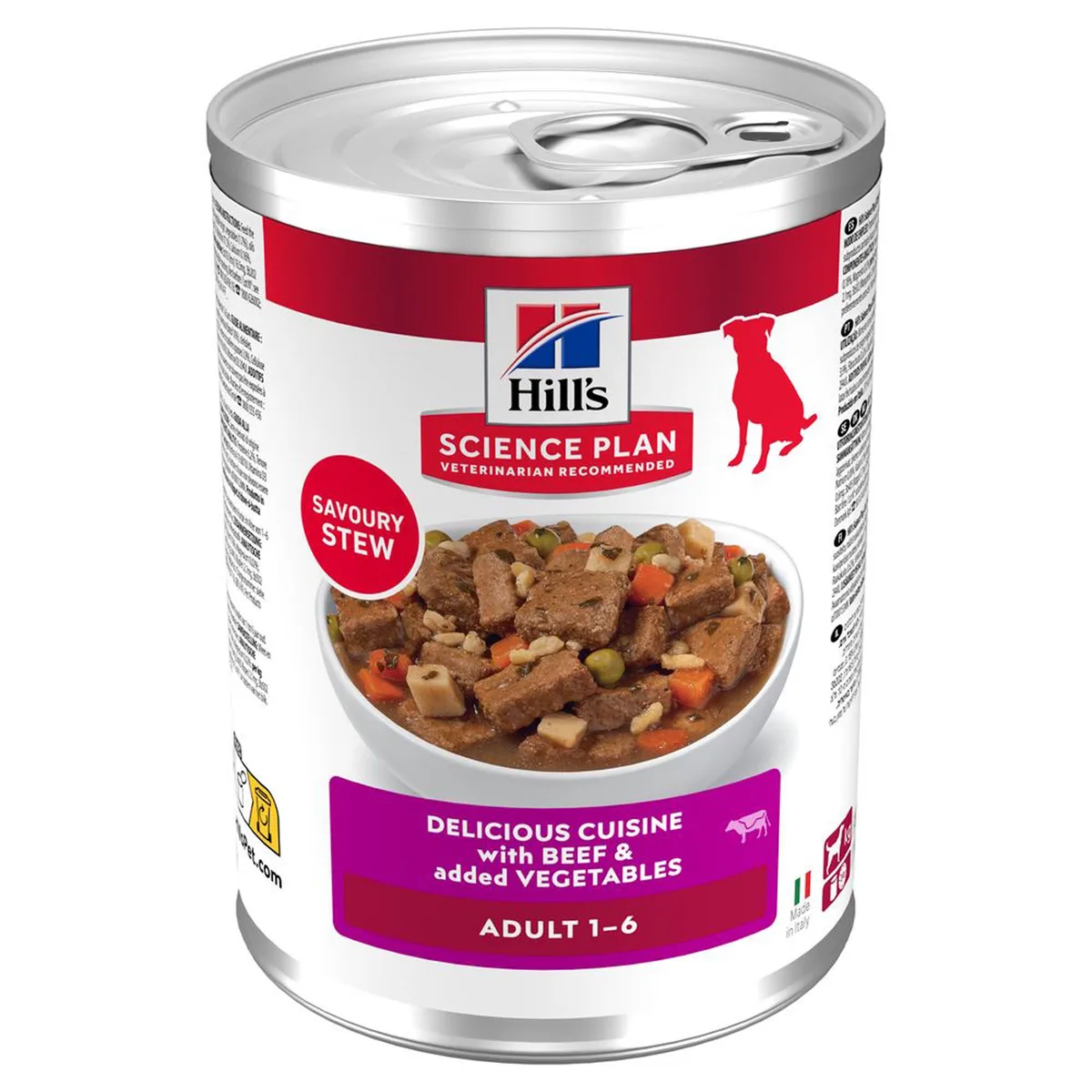 Dubbelpak 24x363g Hill's Science Plan Adult Stoofpot met Rund Natvoer voor Honden van Hill's – productfoto
