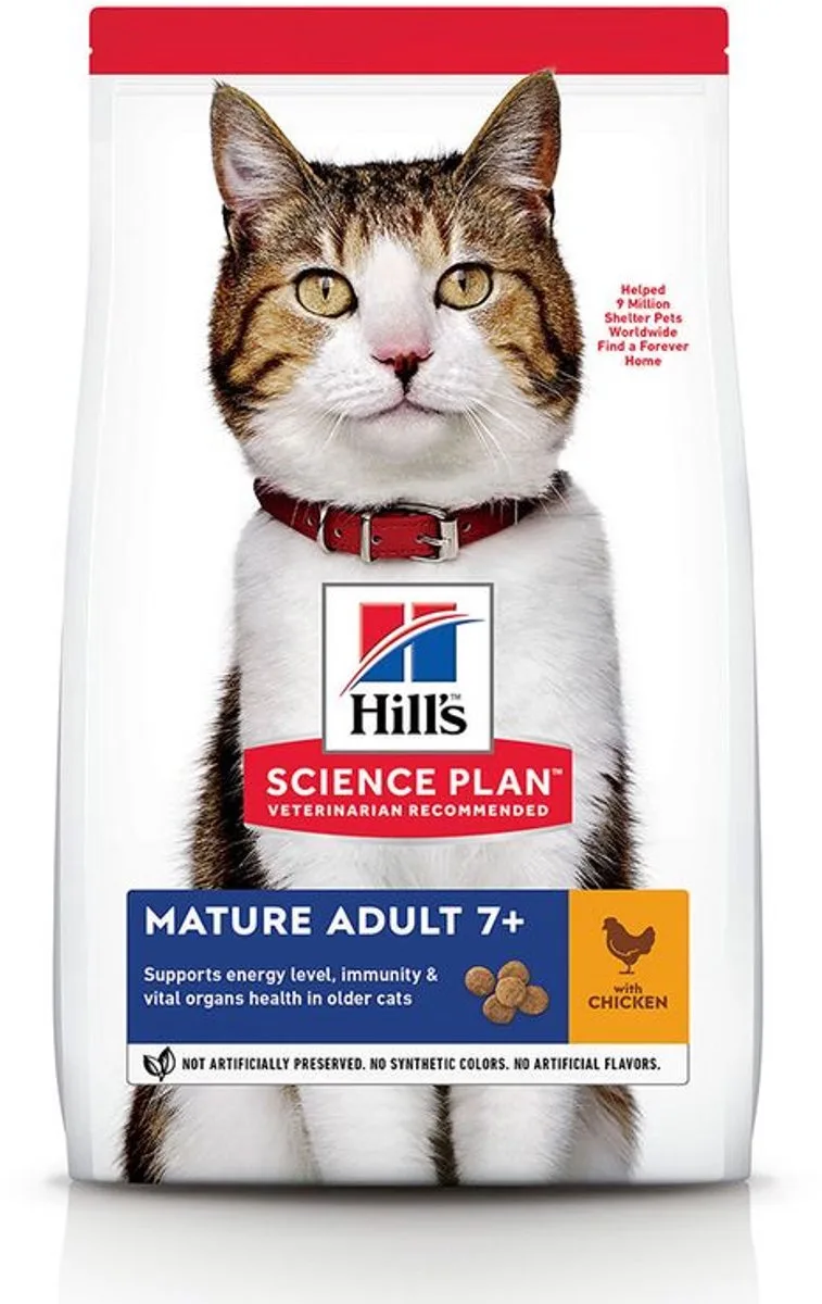 Feline Active Longevity - Mature Adult 7+ - Kip - Kattenvoer - 10 kg by Hill's – product photo