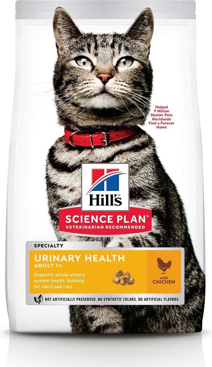 Feline Adult Urinary Health - Kattenvoer - Kip 7 kg von Hill's – Produktfoto