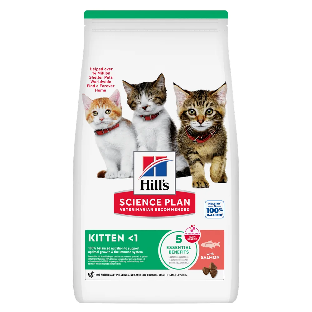 Feline Kitten droogvoer met zalm voor kittens 1,5 Kg van Hill's – productfoto