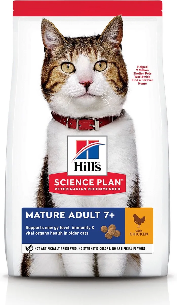 Feline Mature Adult Kip - Kattenvoer - 7 kg de Hill's – photo produit