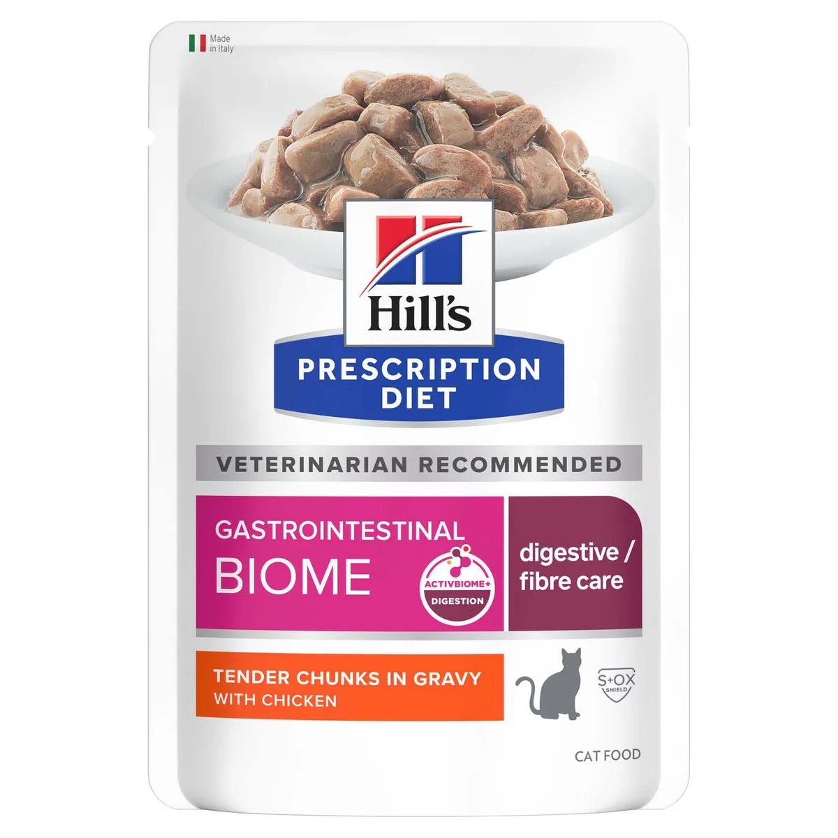 Gastrointestinal Biome natvoer voor katten 12x85 gr fra Hill's – produktbillede