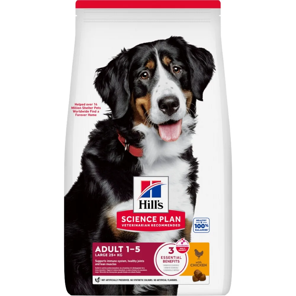 Hondenvoer Droog Adult Large Kip 18 kg by Hill's – product photo